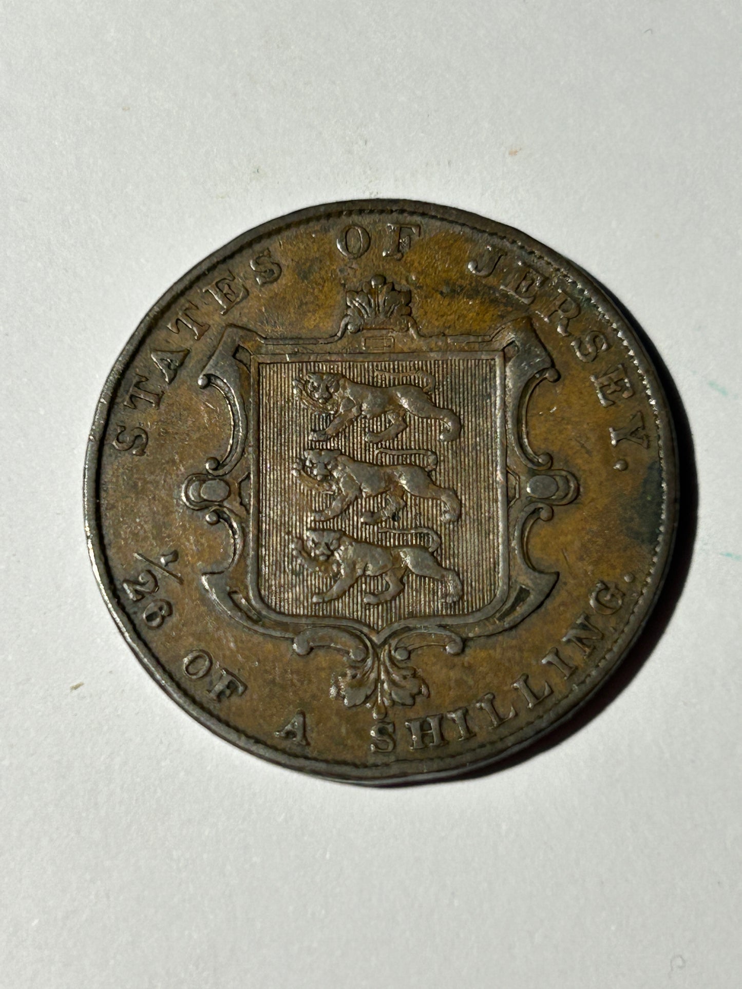 1844 Queen Victoria 1/26th of a shilling