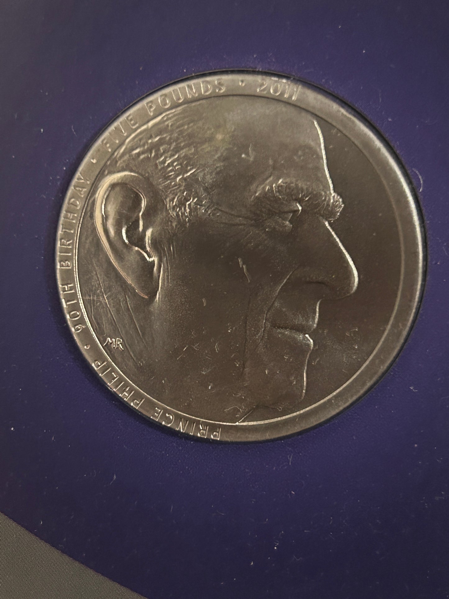 2011 Prince Philip Duke of Edinburgh £5 Coin 90th Birthday