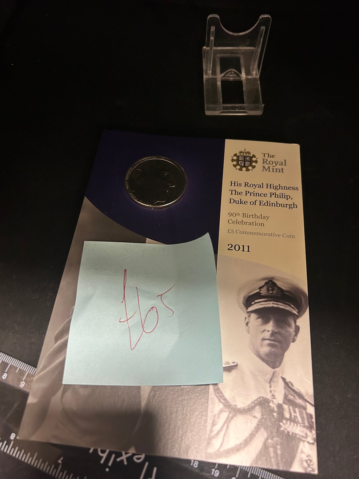 2011 Prince Philip Duke of Edinburgh £5 Coin 90th Birthday
