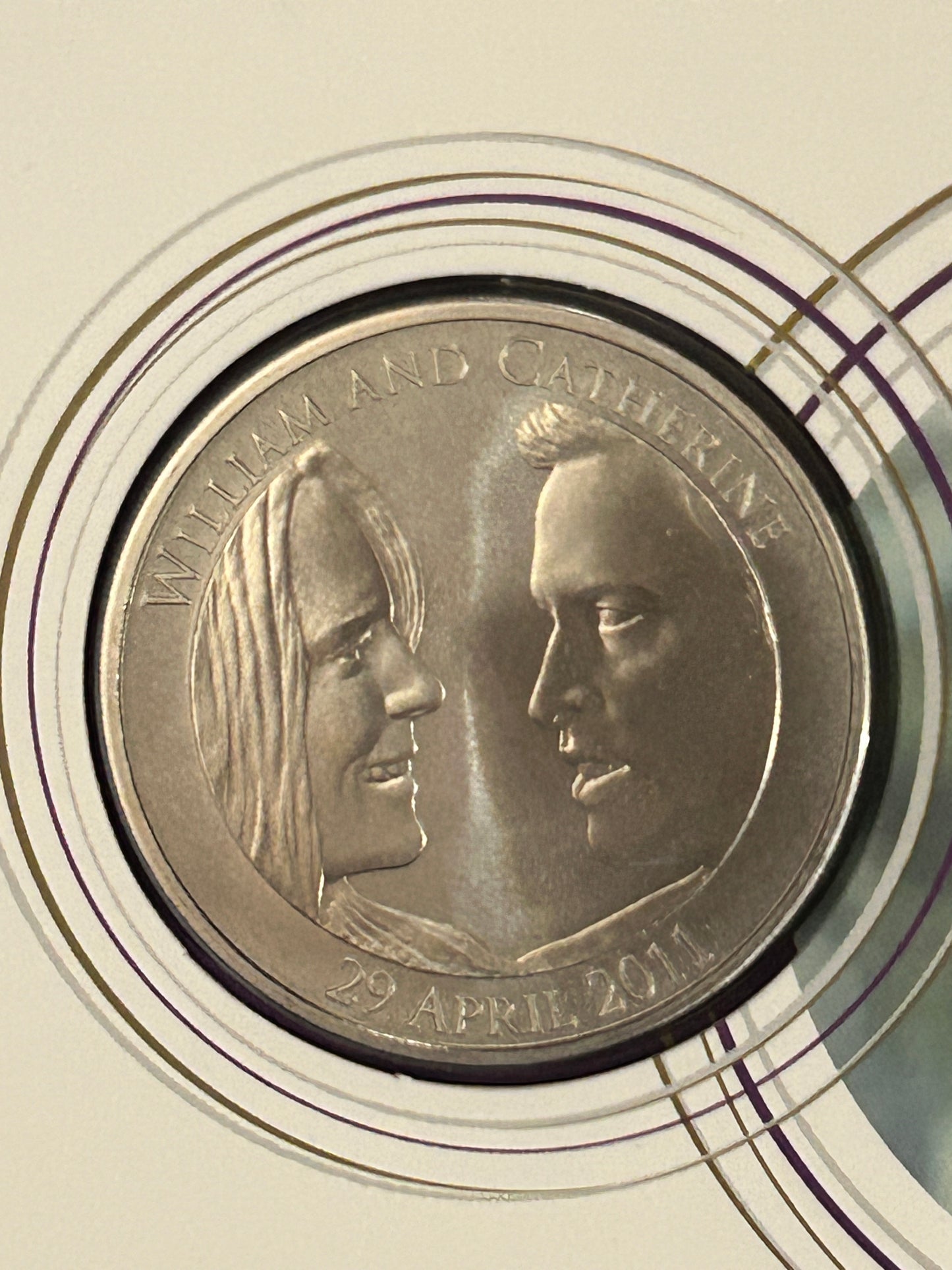 2011 HRH William and Katherine Wedding Coin