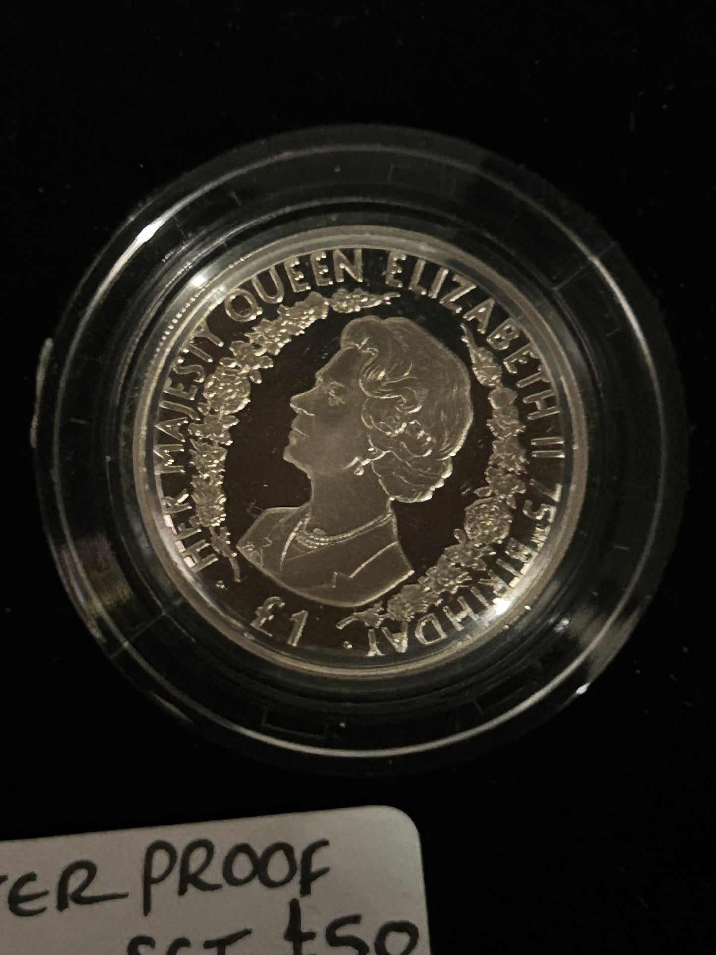 2001 Silver Proof £1 Two Coin Set