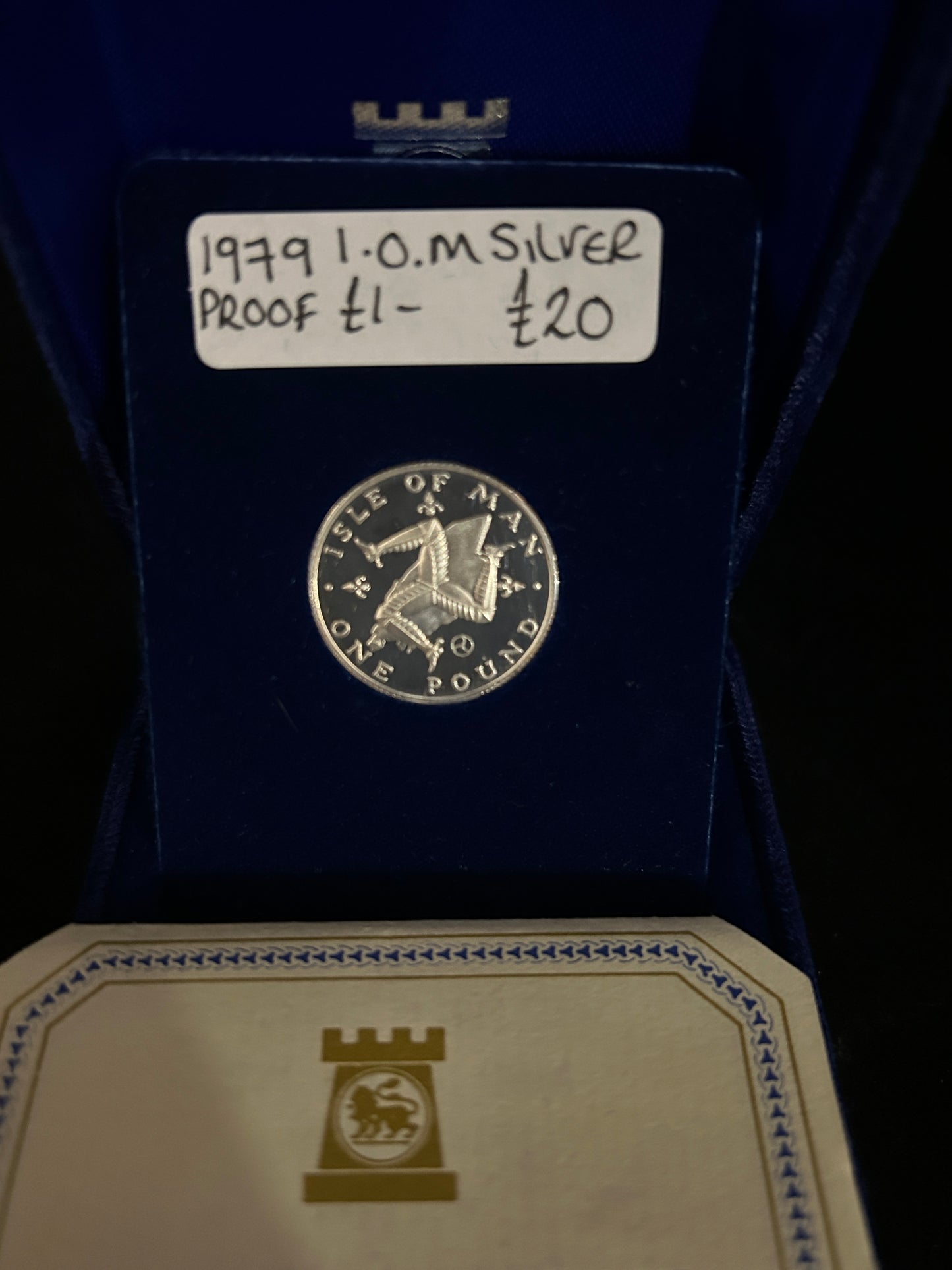 1979 Isle of Man Silver Proof £1 Coin