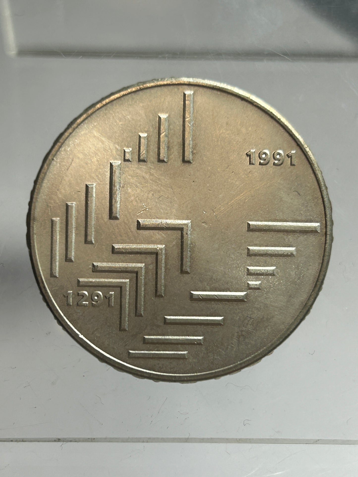 1991 Swiss Confederation, Federal State Coin 700th Anniversary