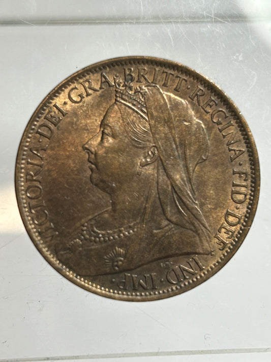 1899 Queen Victoria 1 Penny