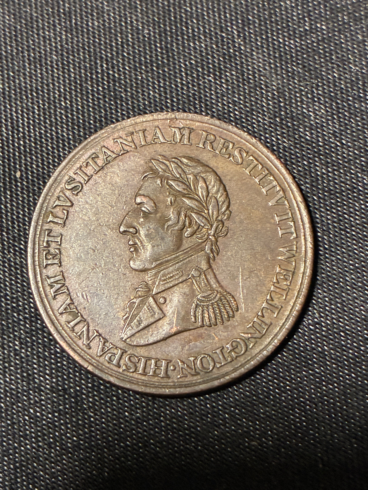 Canada 1/2 Penny Token Wellington Peninsular to Salamanca