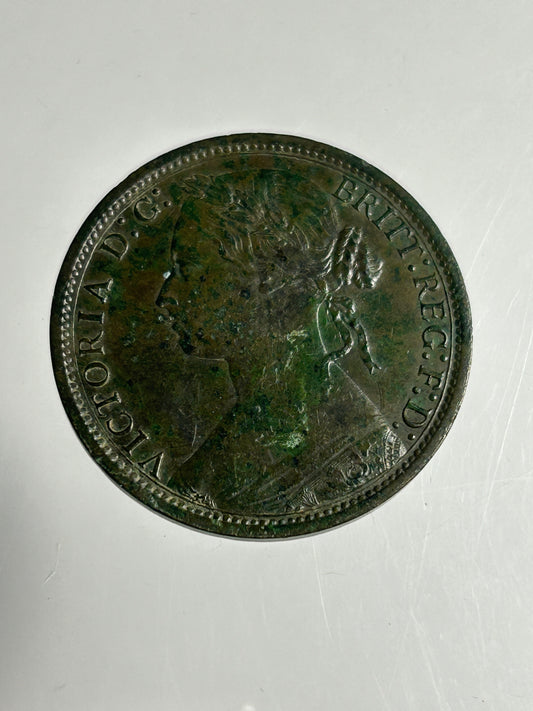 1874 Queen Victoria Penny