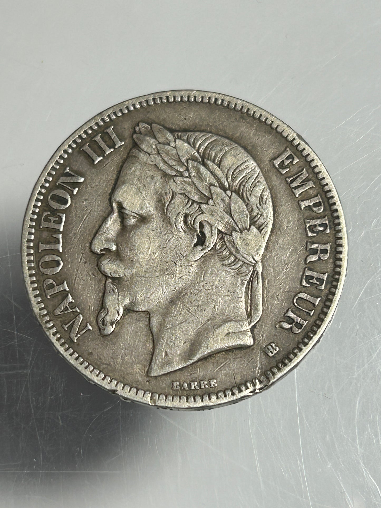 1868 France 5 Francs