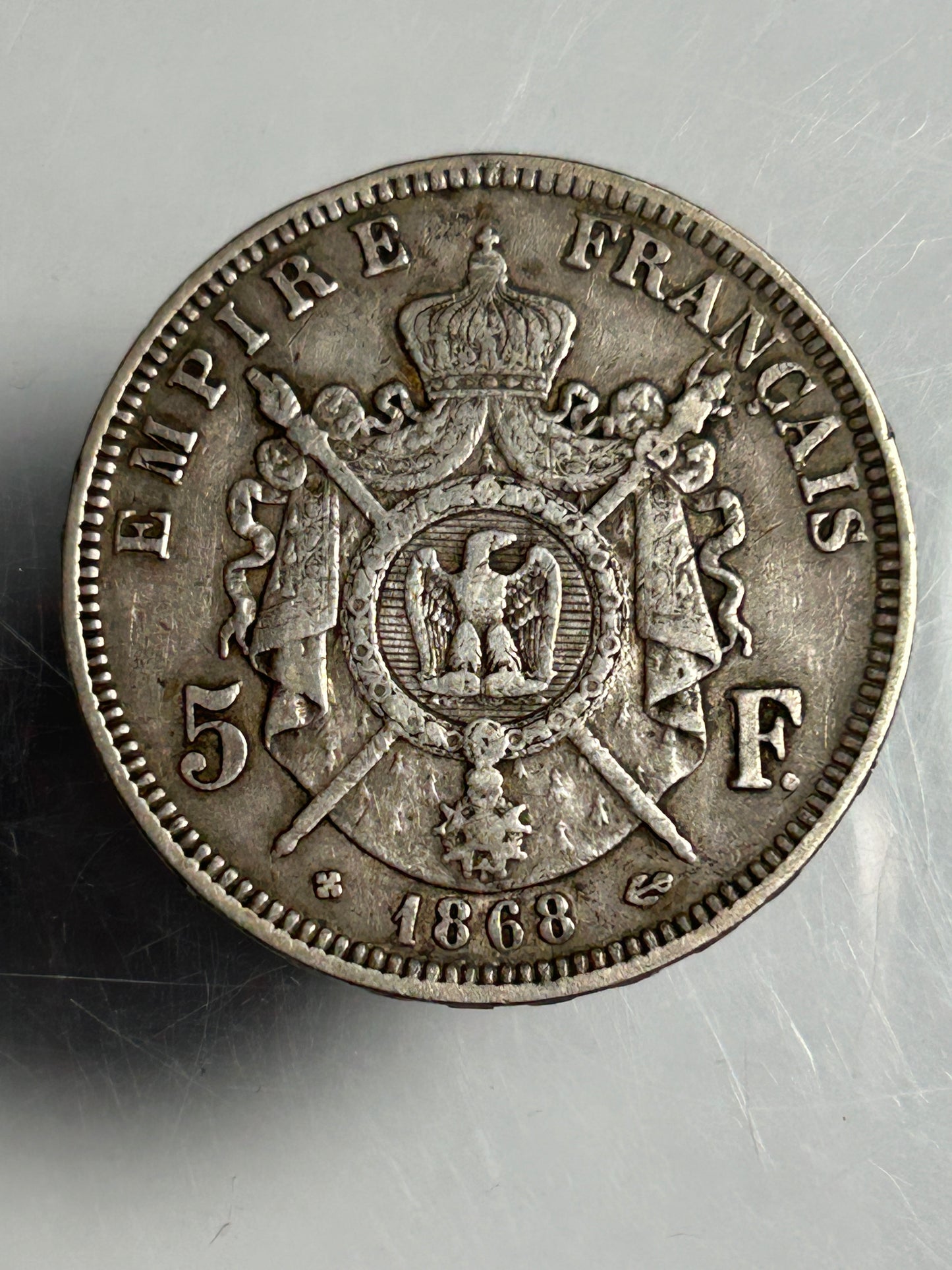 1868 France 5 Francs