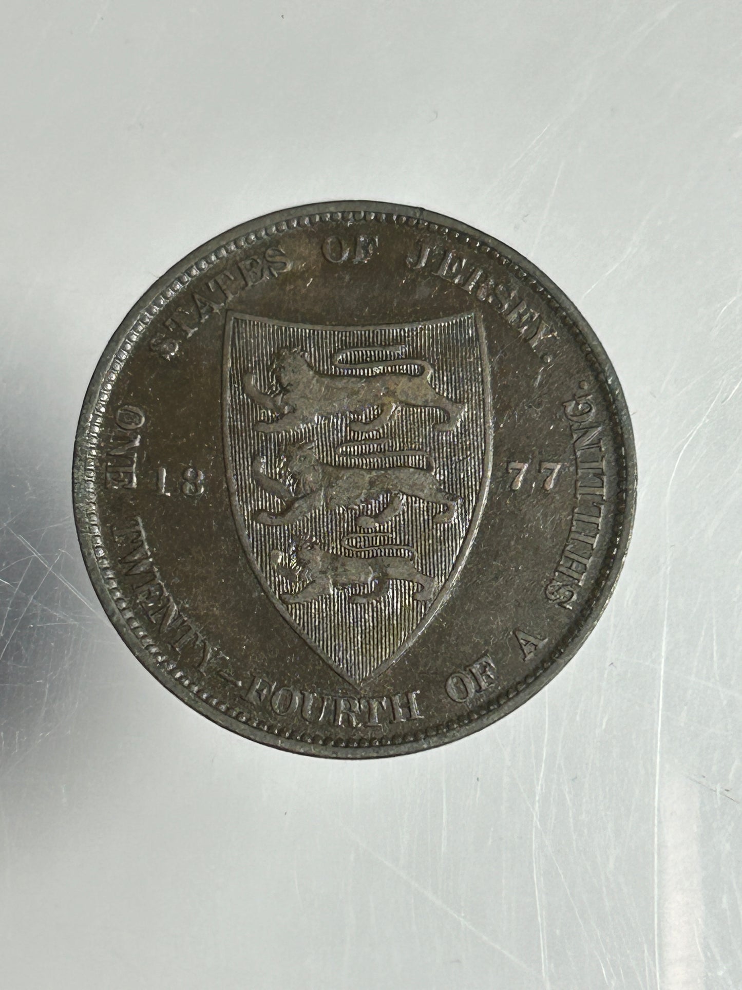 1877 Jersey 1/24 Shilling
