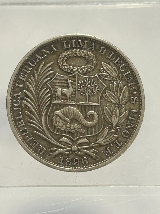 1896 Peru Sol