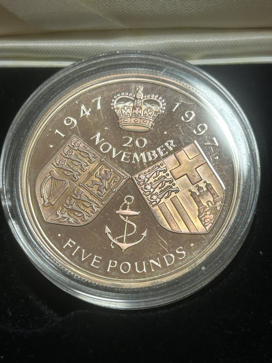 2015 Longest Reigning Monarch £5 S/P Piedfort Coin