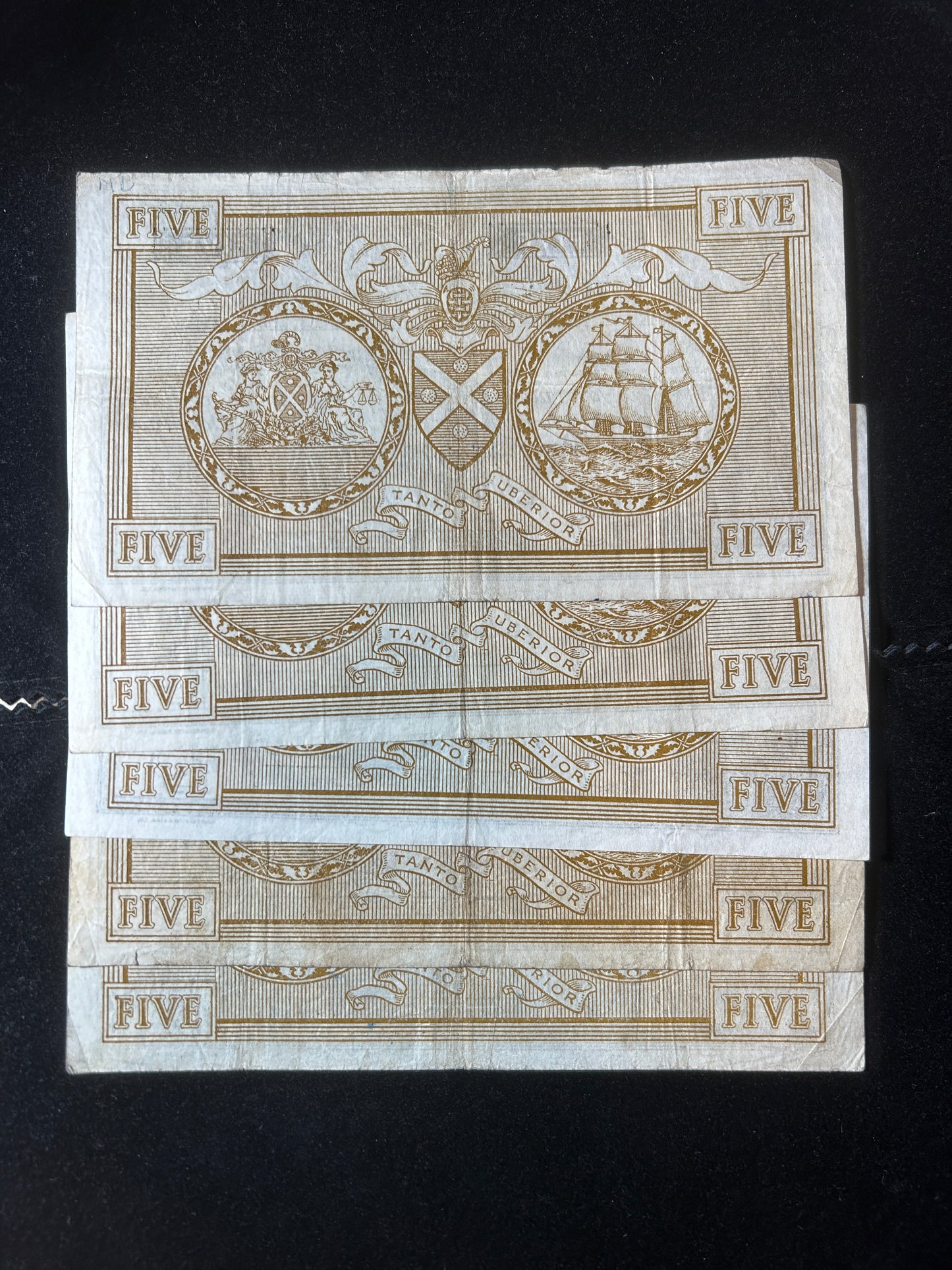 1957 Bank of Scotland £5 Notes