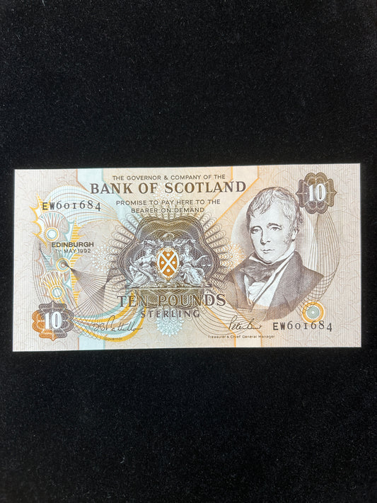 1992 Bank of Scotland £10