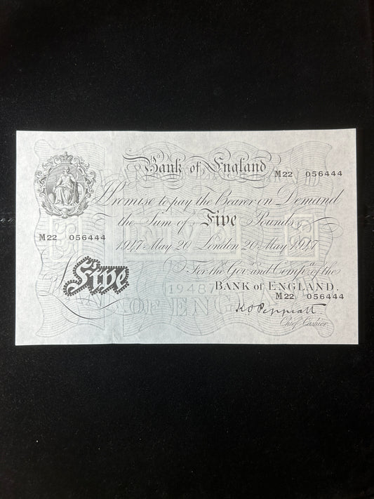 1947 Peppiatt White £5 Note