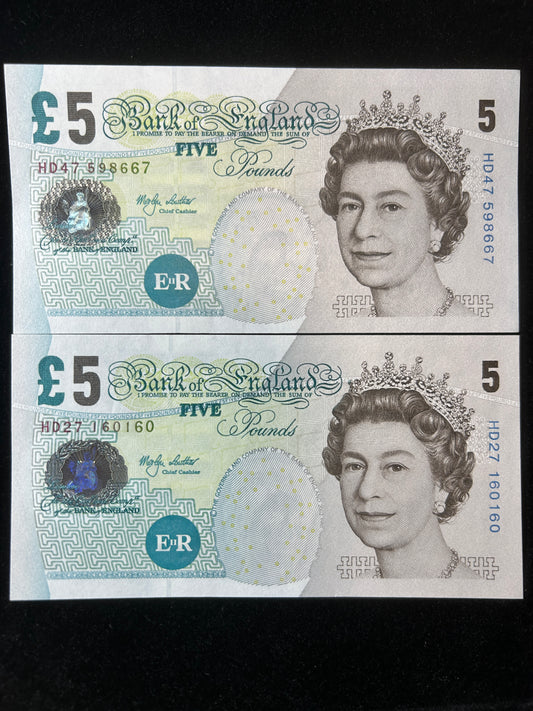 1999-2003 £5 Notes
