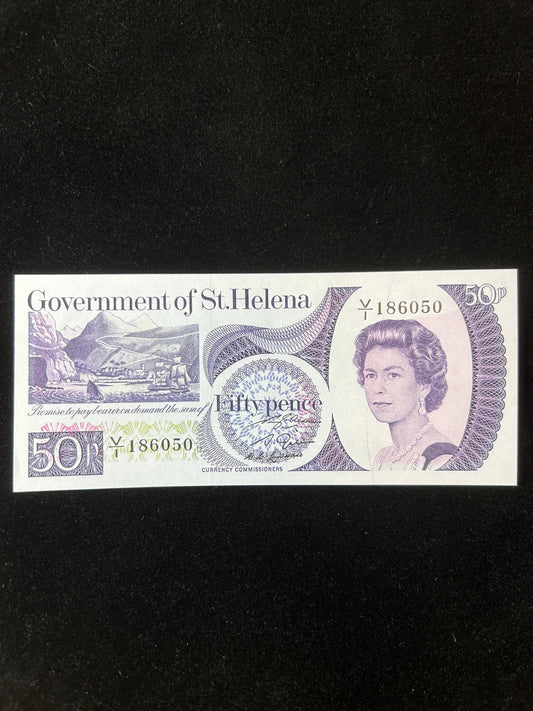 Saint Helena Fifty Pence Note (poa)