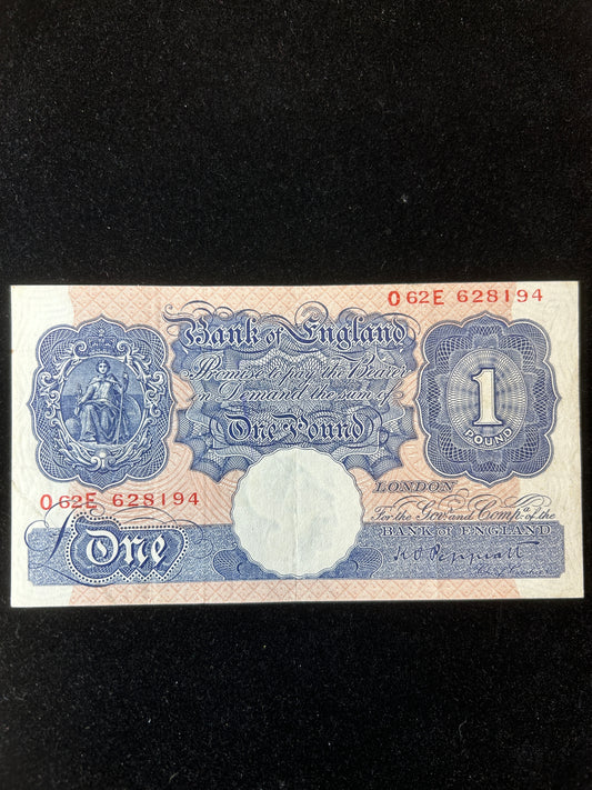 1934-1949 Peppiatt £1 Note