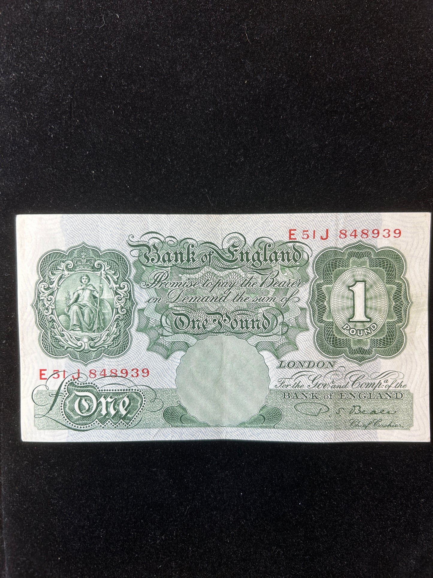 1949-1954 P.S. Beale £1 Note