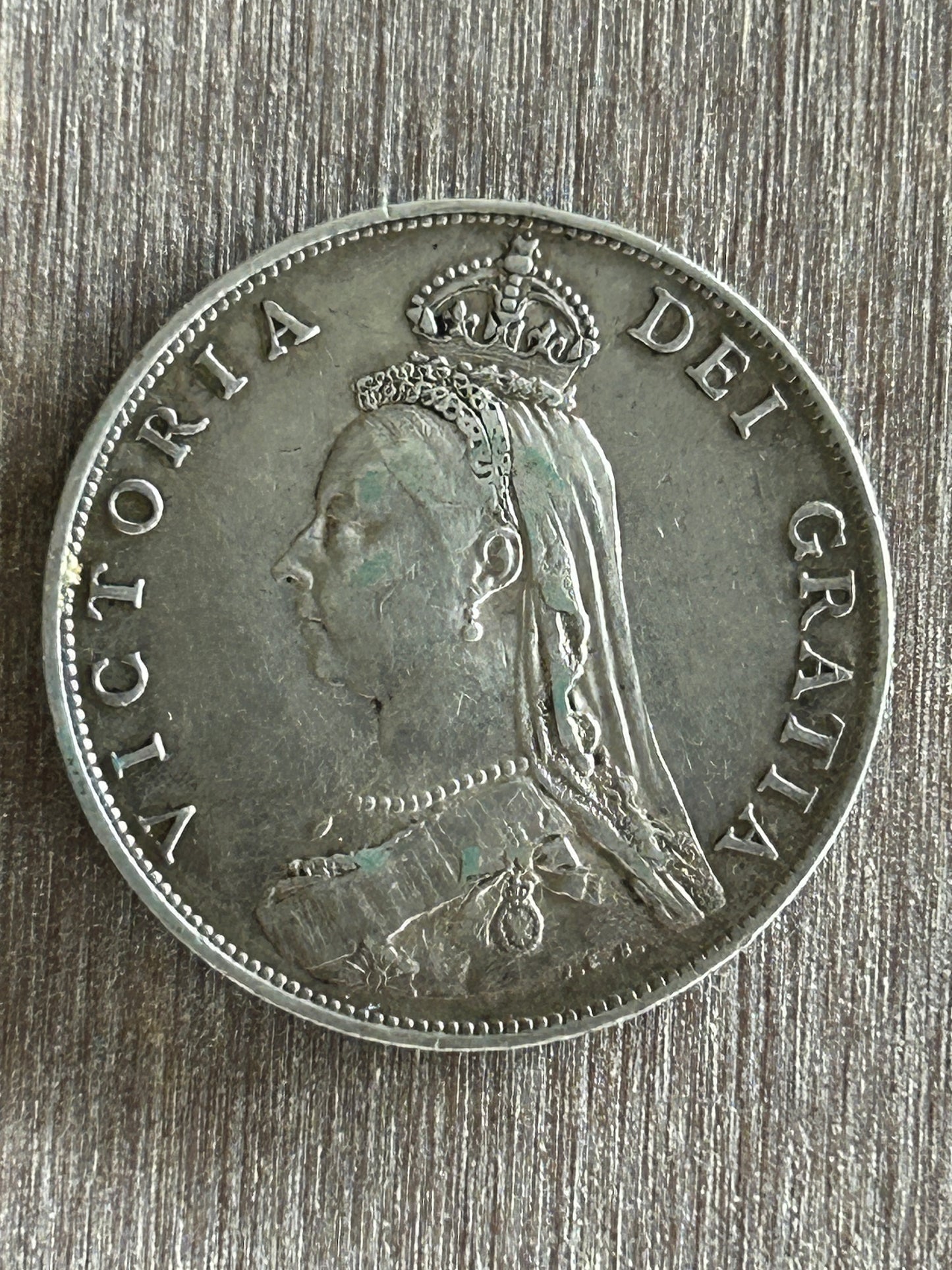 1887 Queen Victoria Jubilee Bust Florin