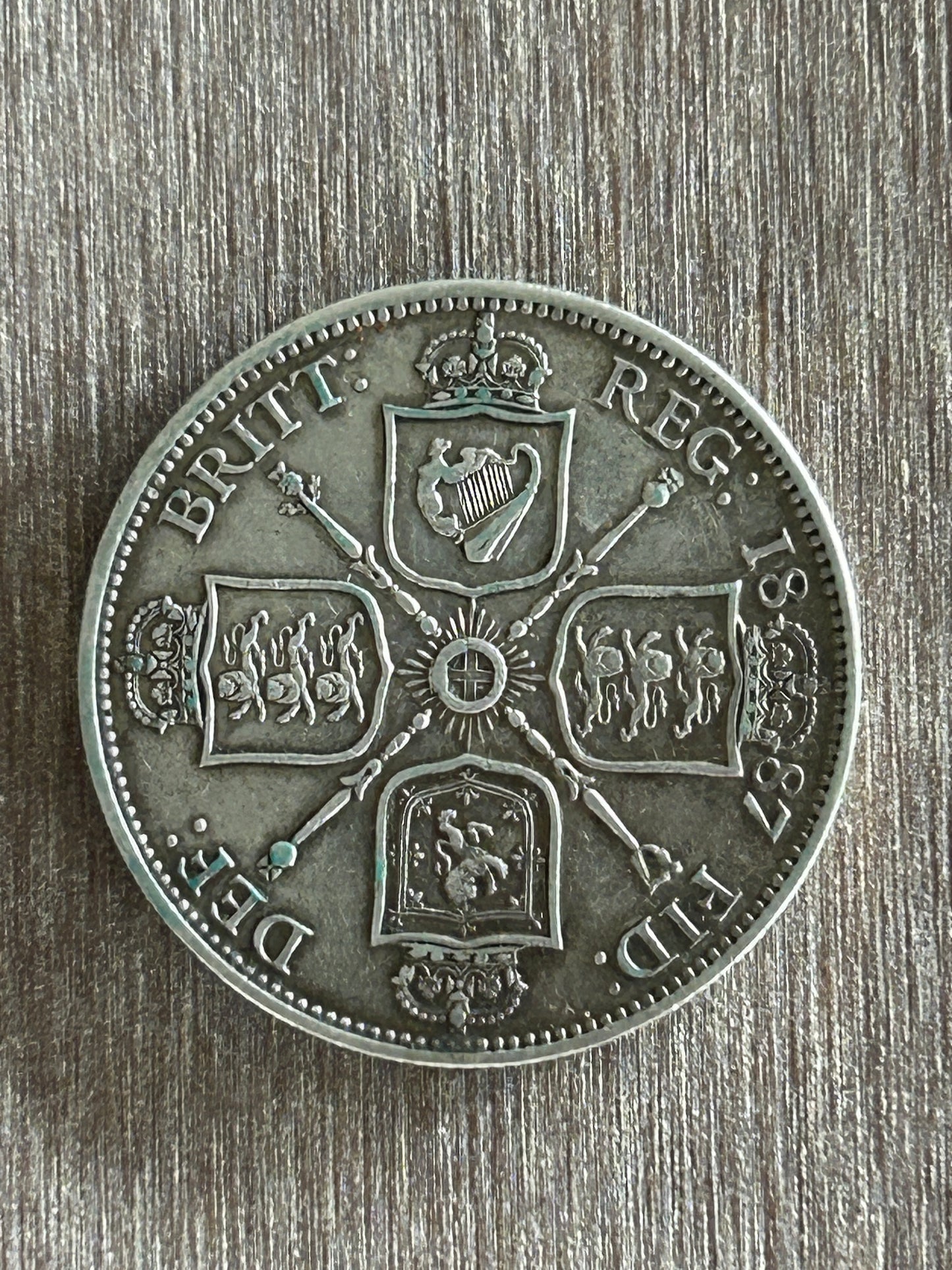 1887 Queen Victoria Jubilee Bust Florin