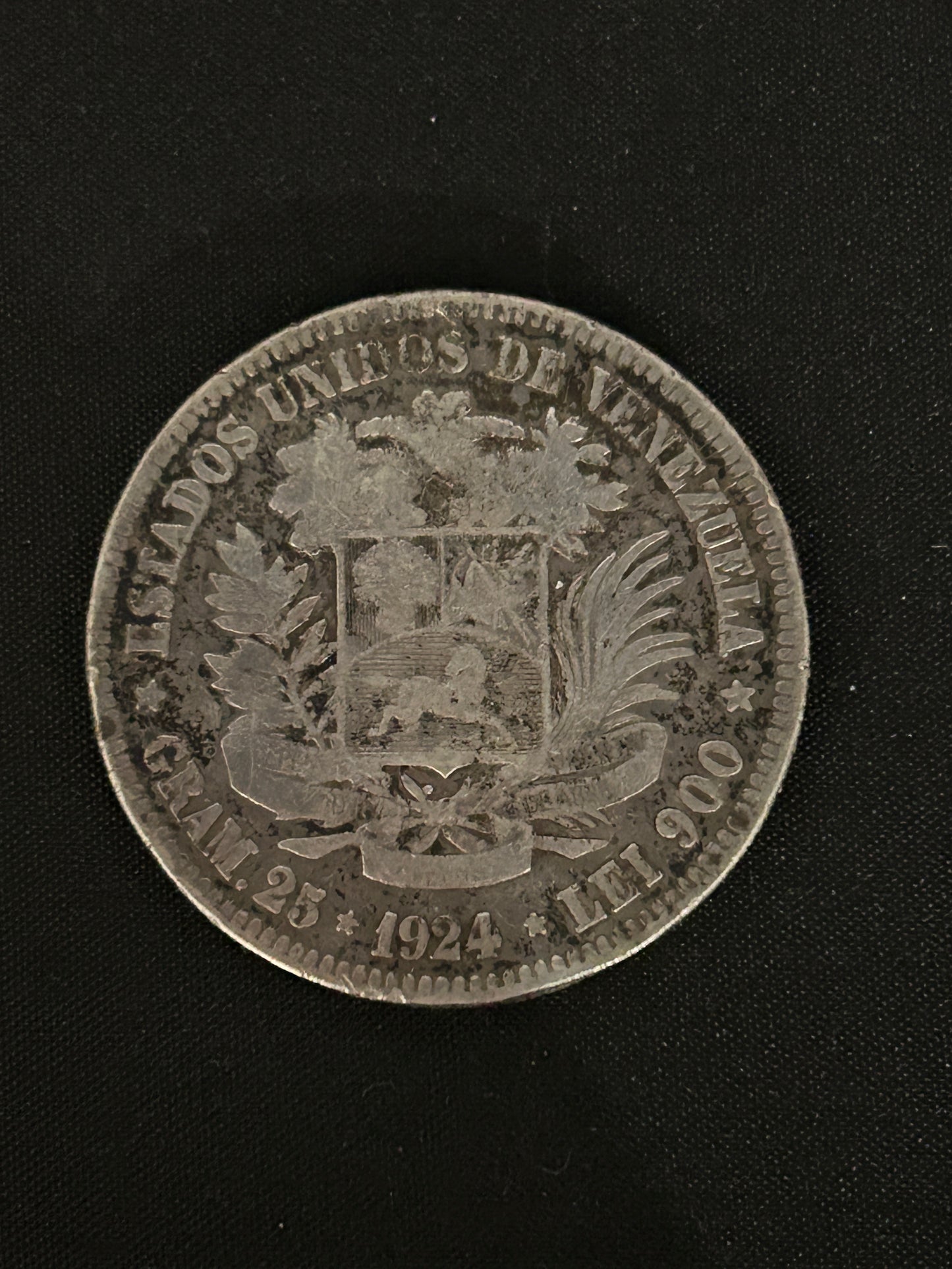 1924 1 Bolivar Venezuela