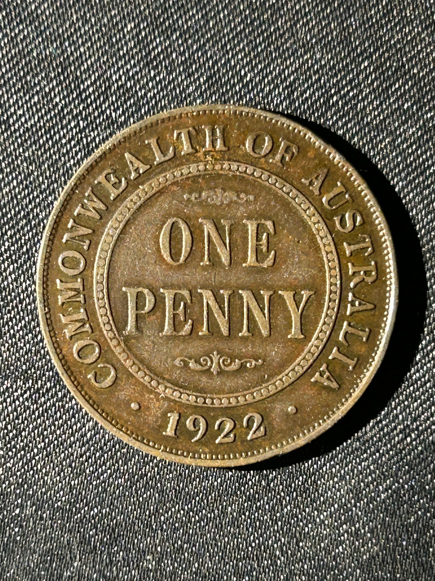 1922 Australia 1 Penny