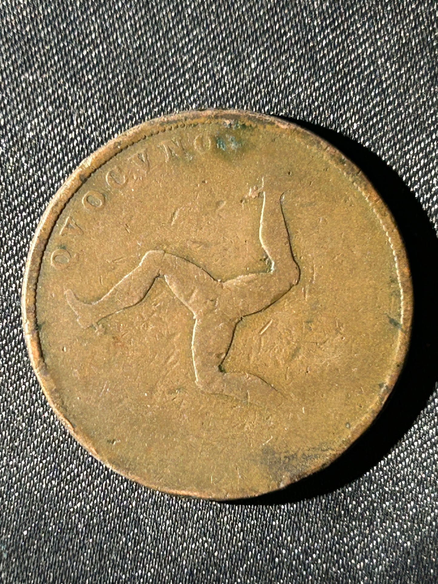 1839 Queen Victoria Isle of Man Penny