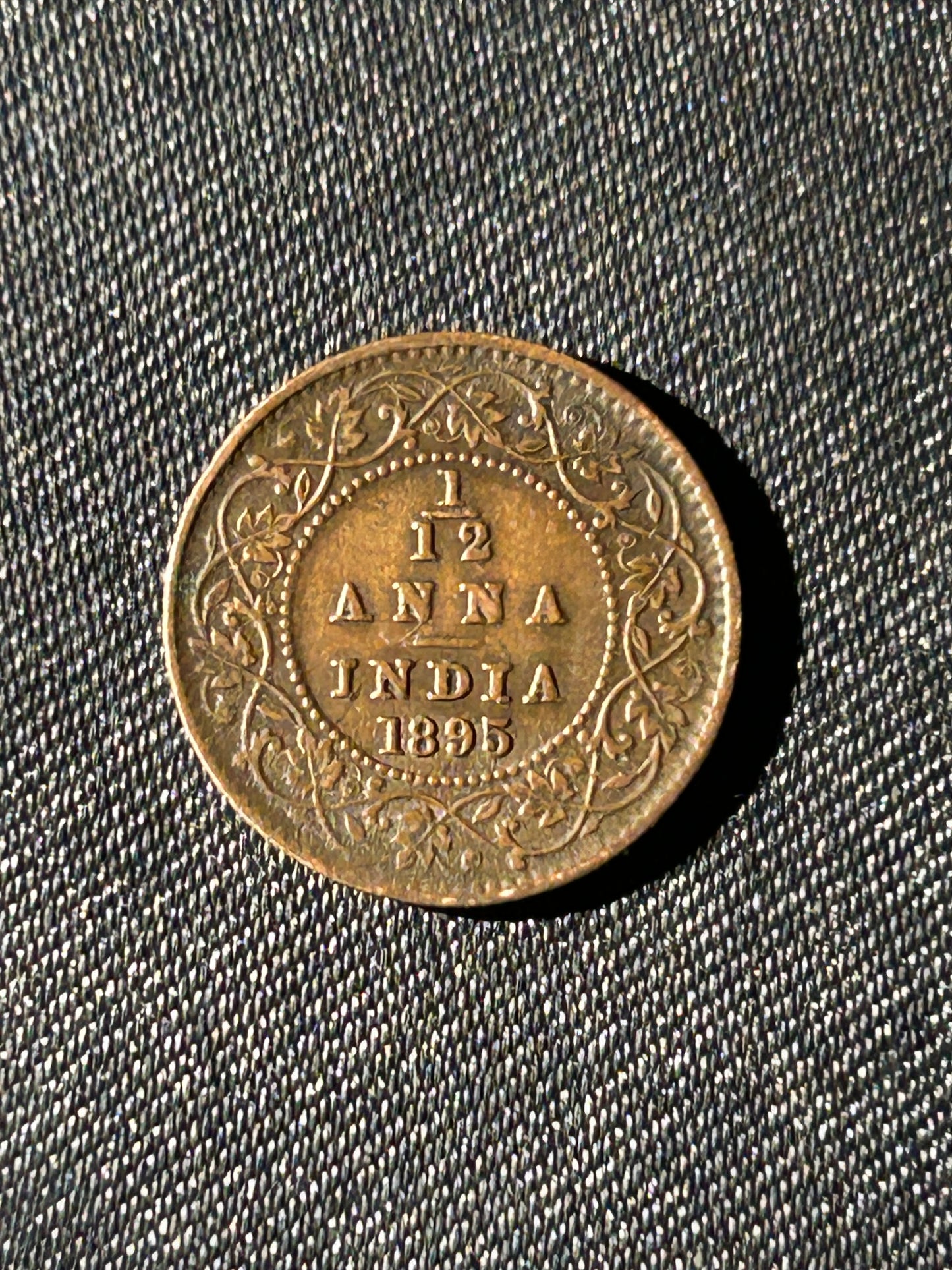 1895 1/12 Anna British India