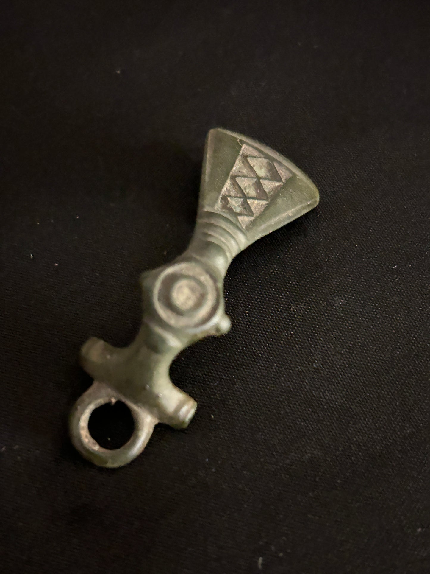 Roman Bronze Fibula Fantail
