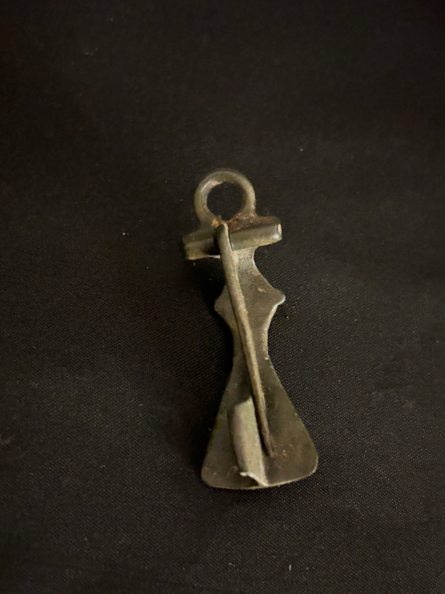 Roman Bronze Fibula Fantail