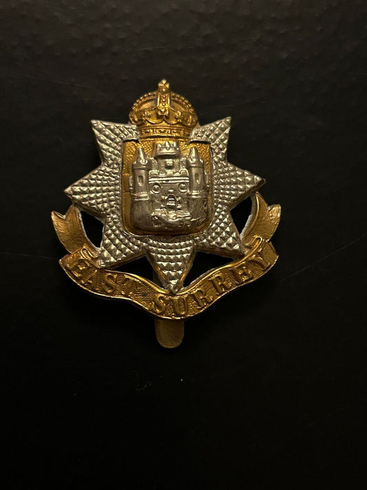 East Surrey regiment cap Badge