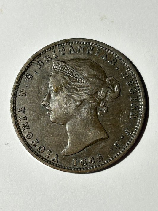 1866 Queen Victoria Jersey 1/13th of a Shilling