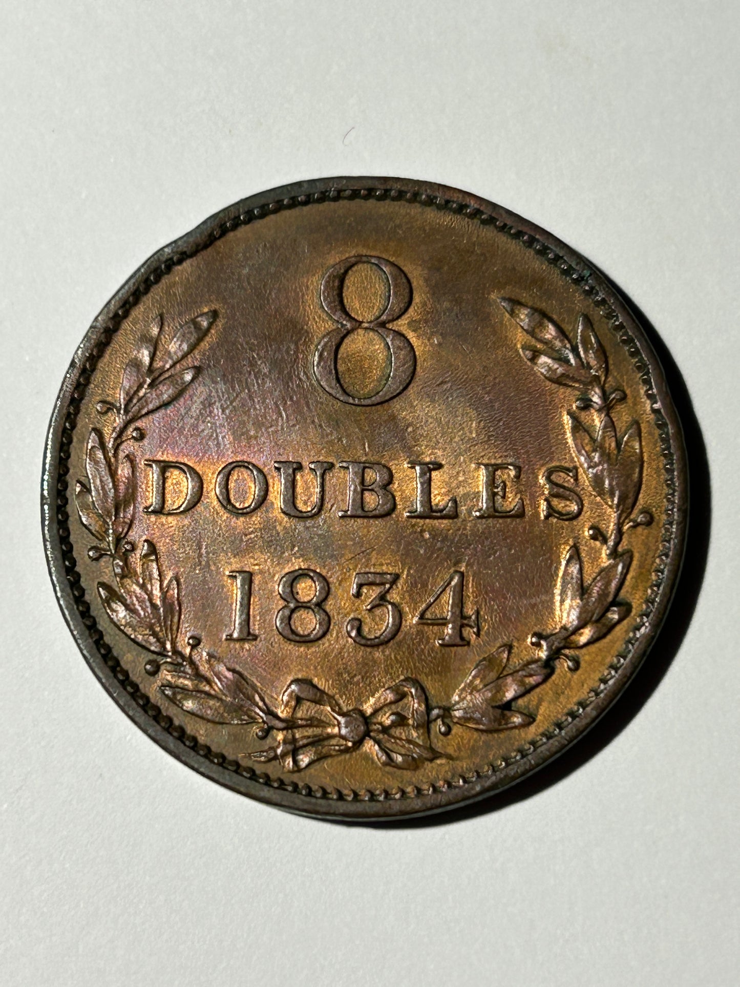 1834 Queen Victoria 8 Doubles