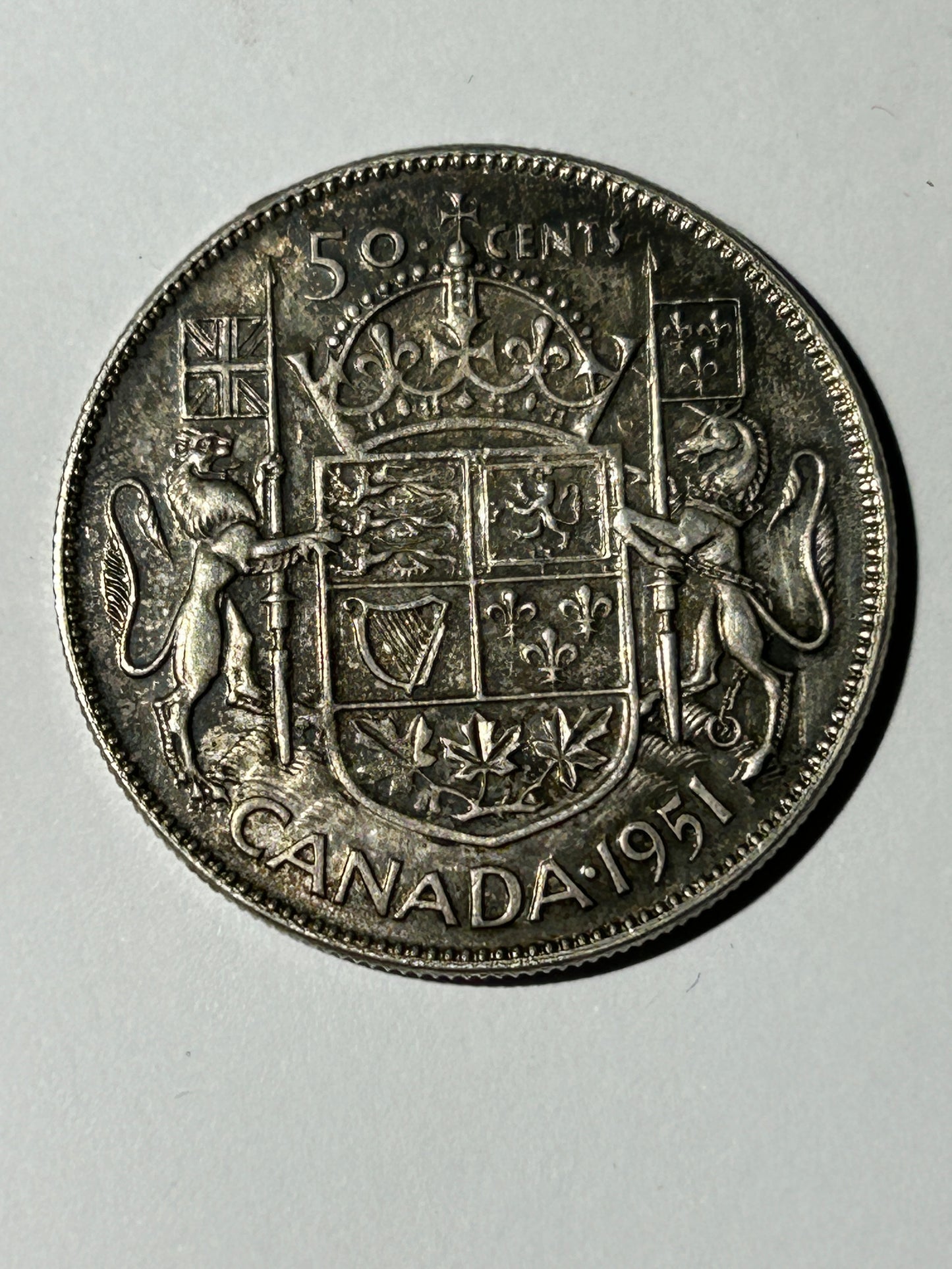 1951 George VI Canada 50 Cents