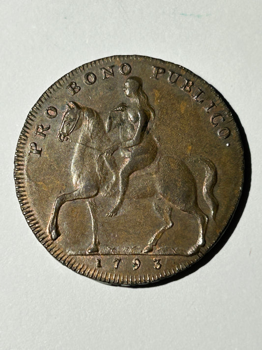 1793 Coventry Half Penny Token