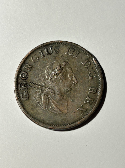 1805 George III Ireland Half Penny