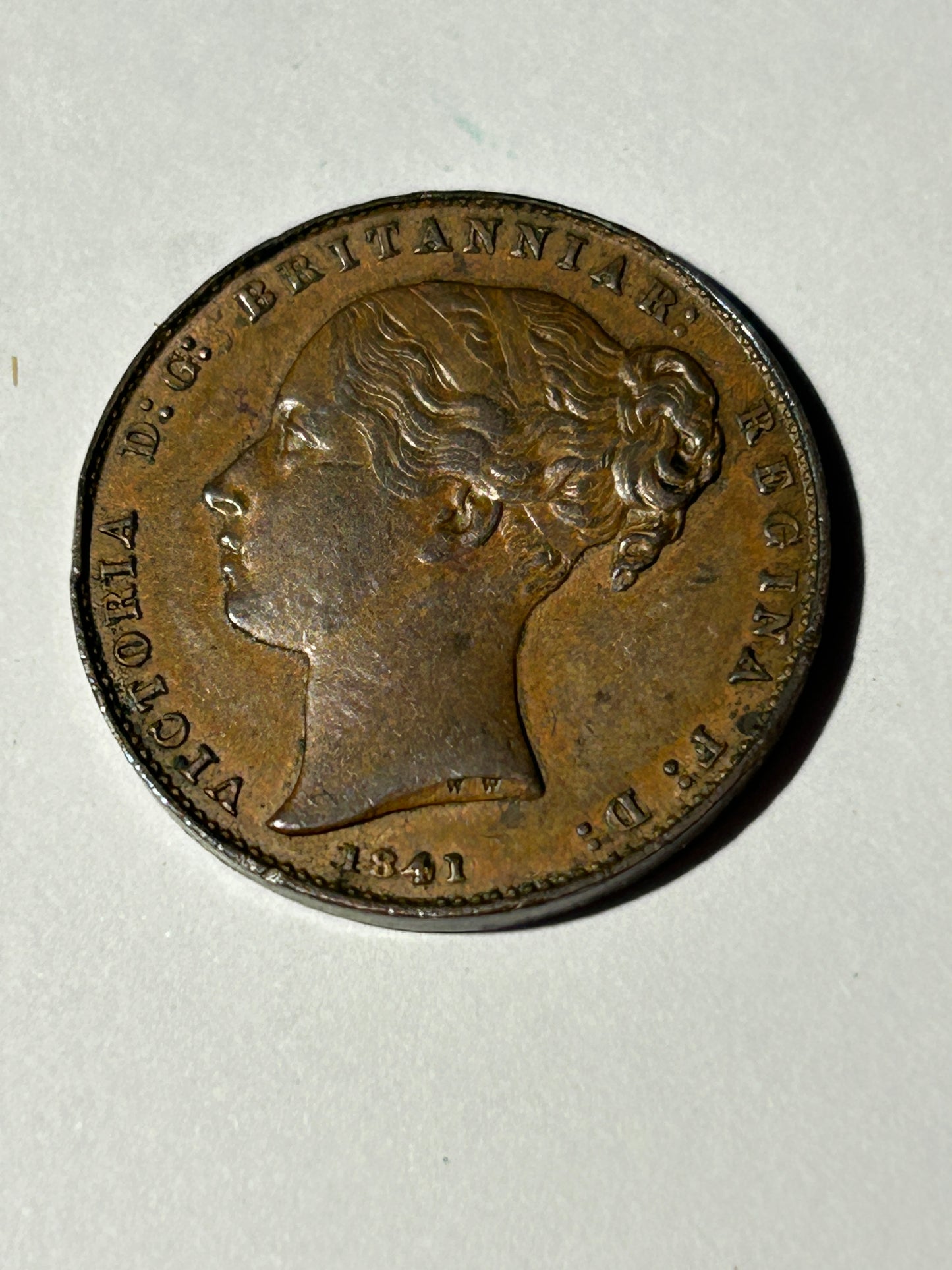 1841 Queen Victoria Jersey 1/52nd of a Shilling