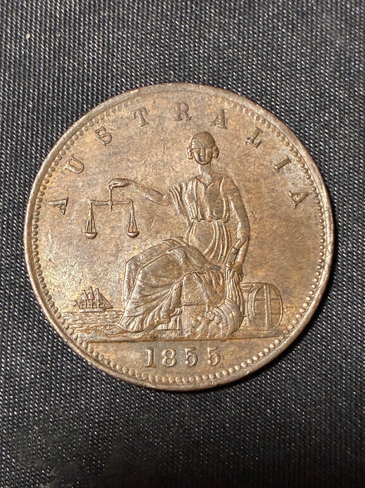 1855 A. Toogood Sydney Merchant Token