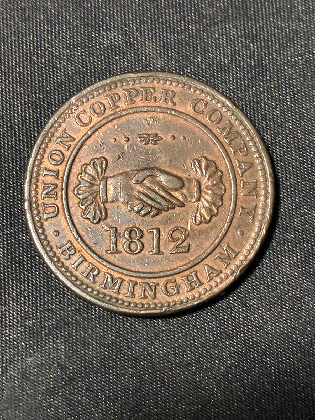 1812 Birmingham Union Copper Company 1 Penny