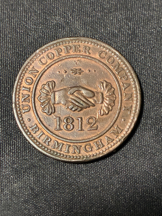 1812 Birmingham Union Copper Company 1 Penny