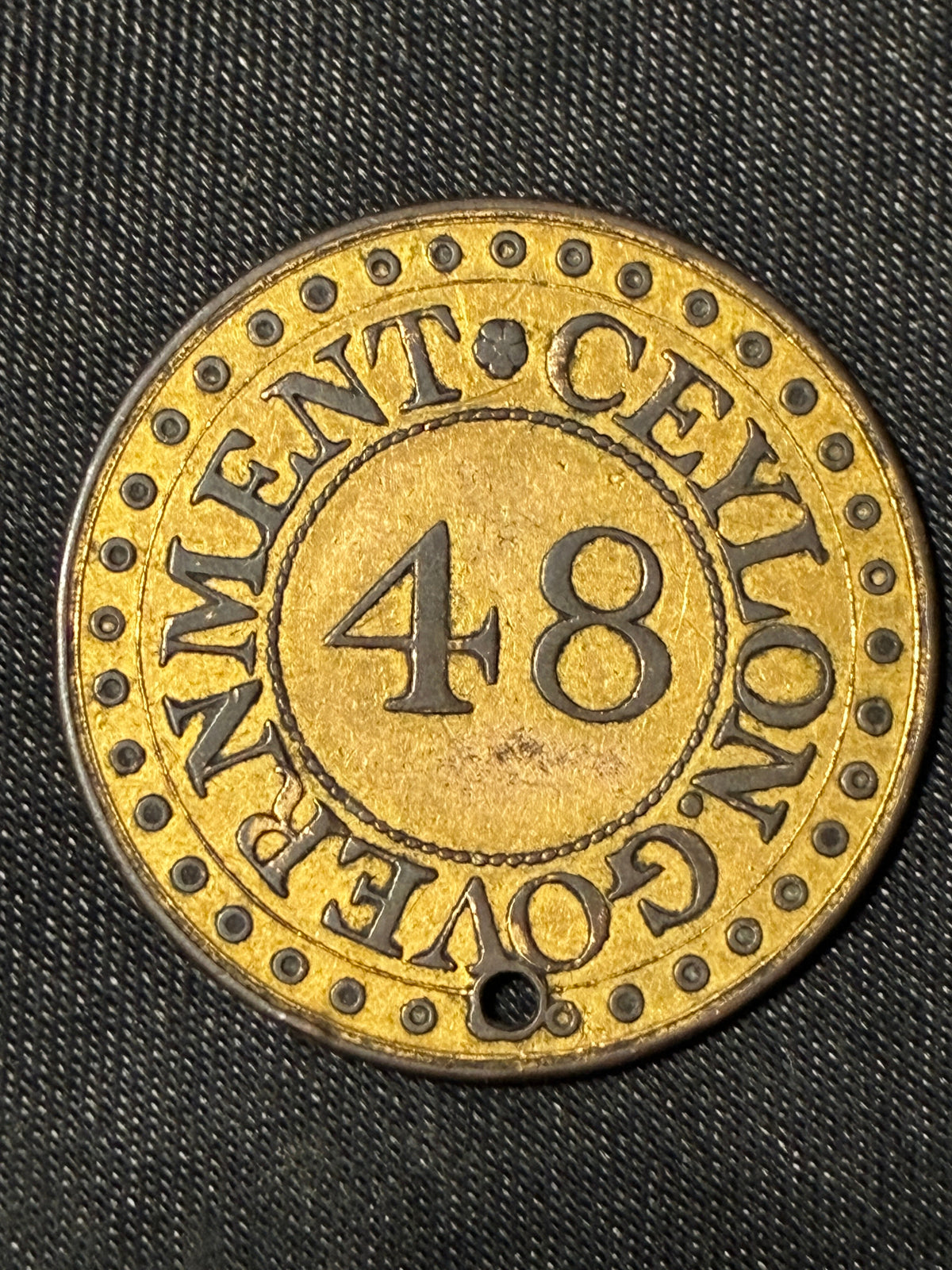 1802 1/48 Rixdollar Ceylon Sri Lanka