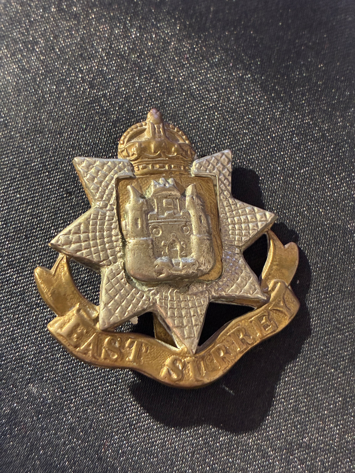 EAST SURREY REGIMANT CAP BADGE