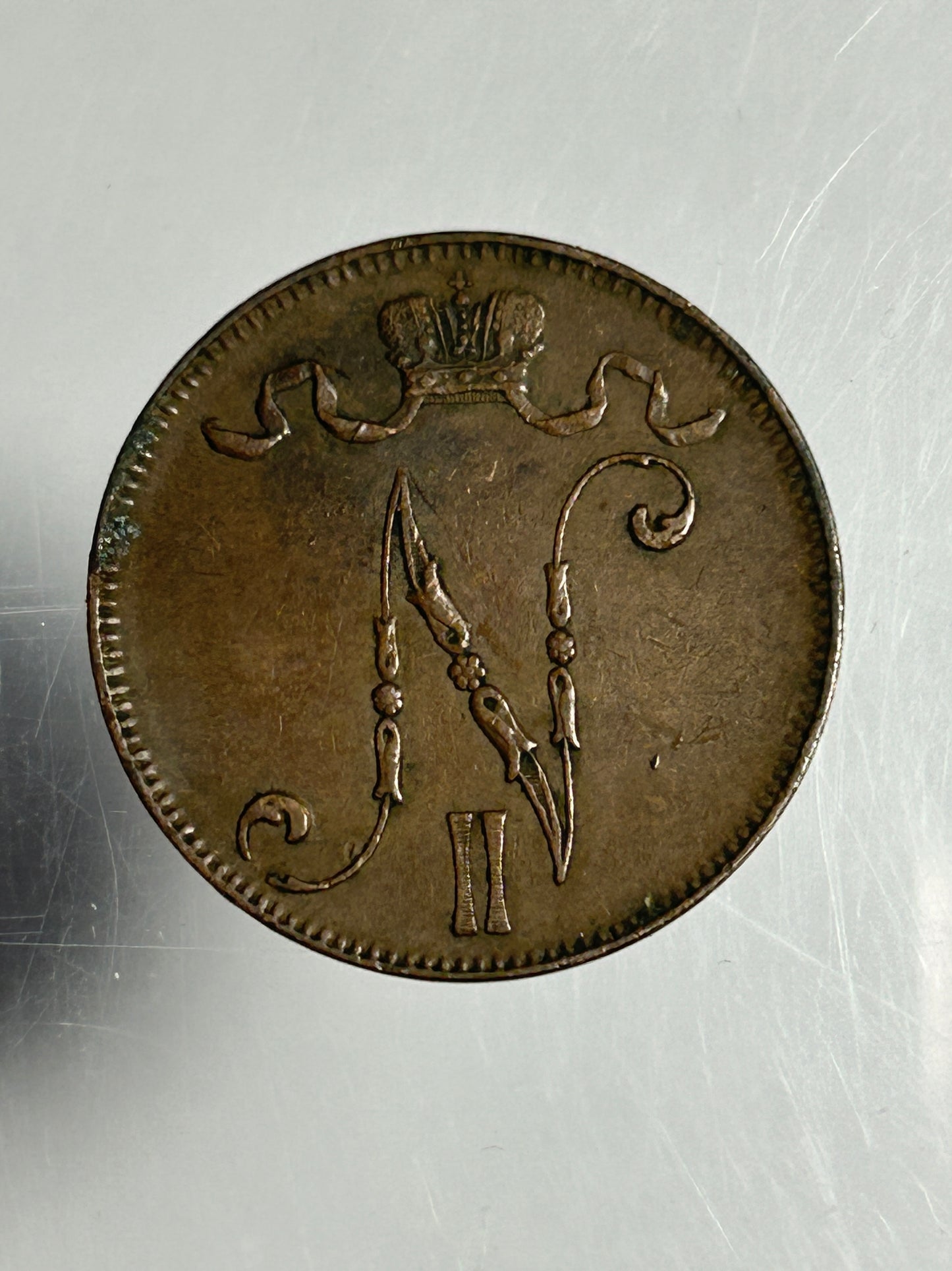 1901 5 Pennia Finland