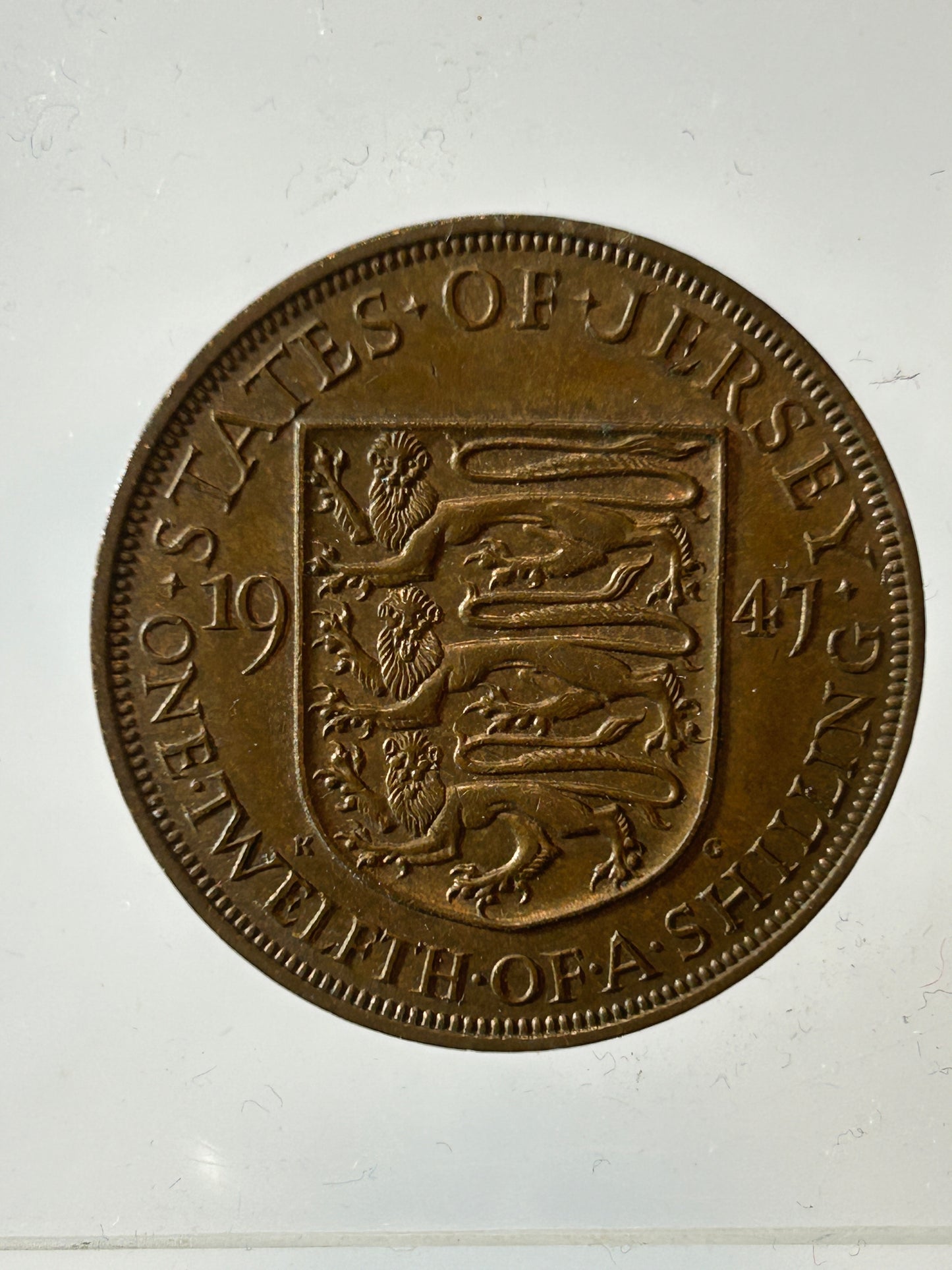 1947 George VI 1/12th Shilling