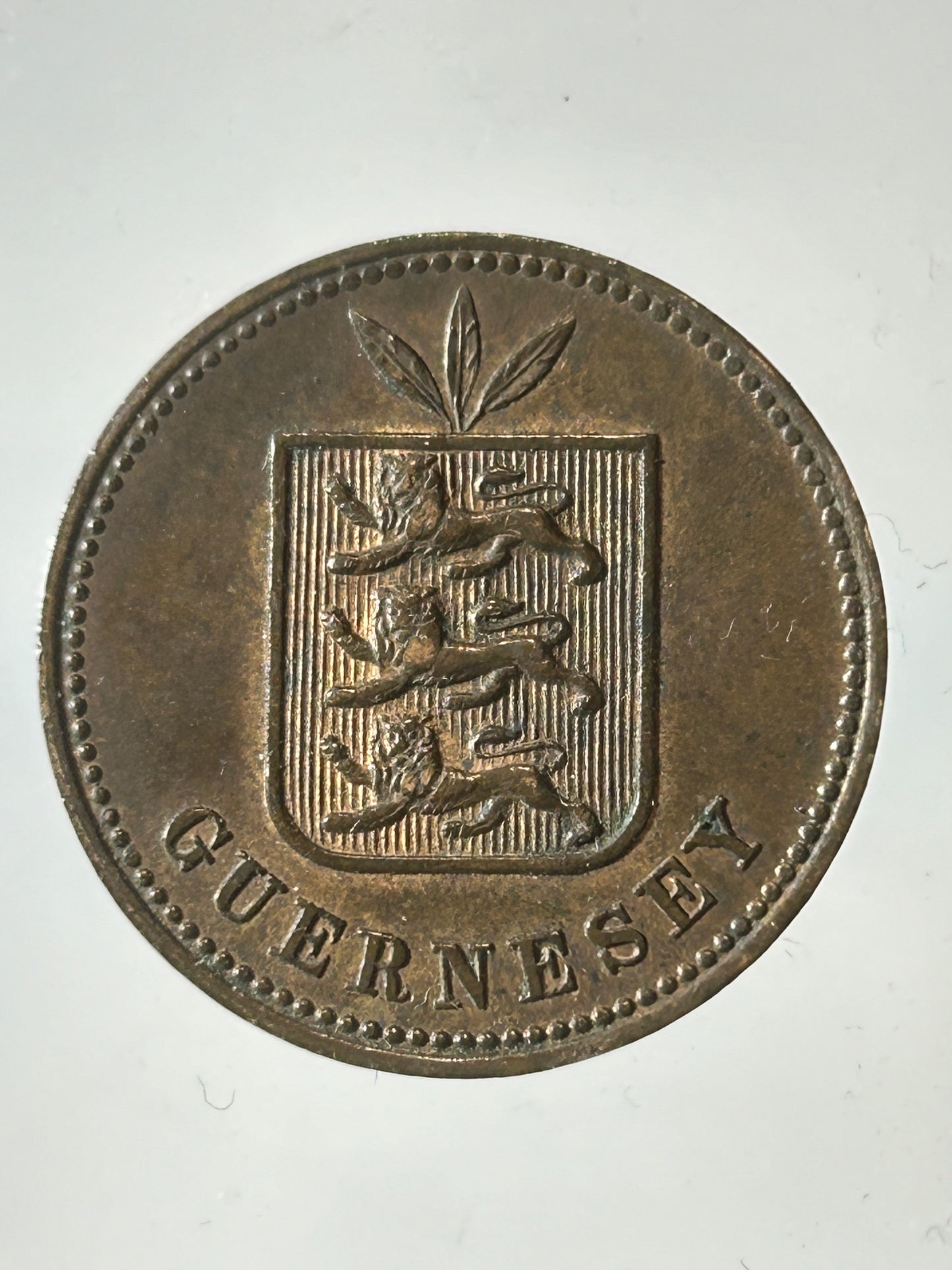 1885 Guernsey 2 Doubles