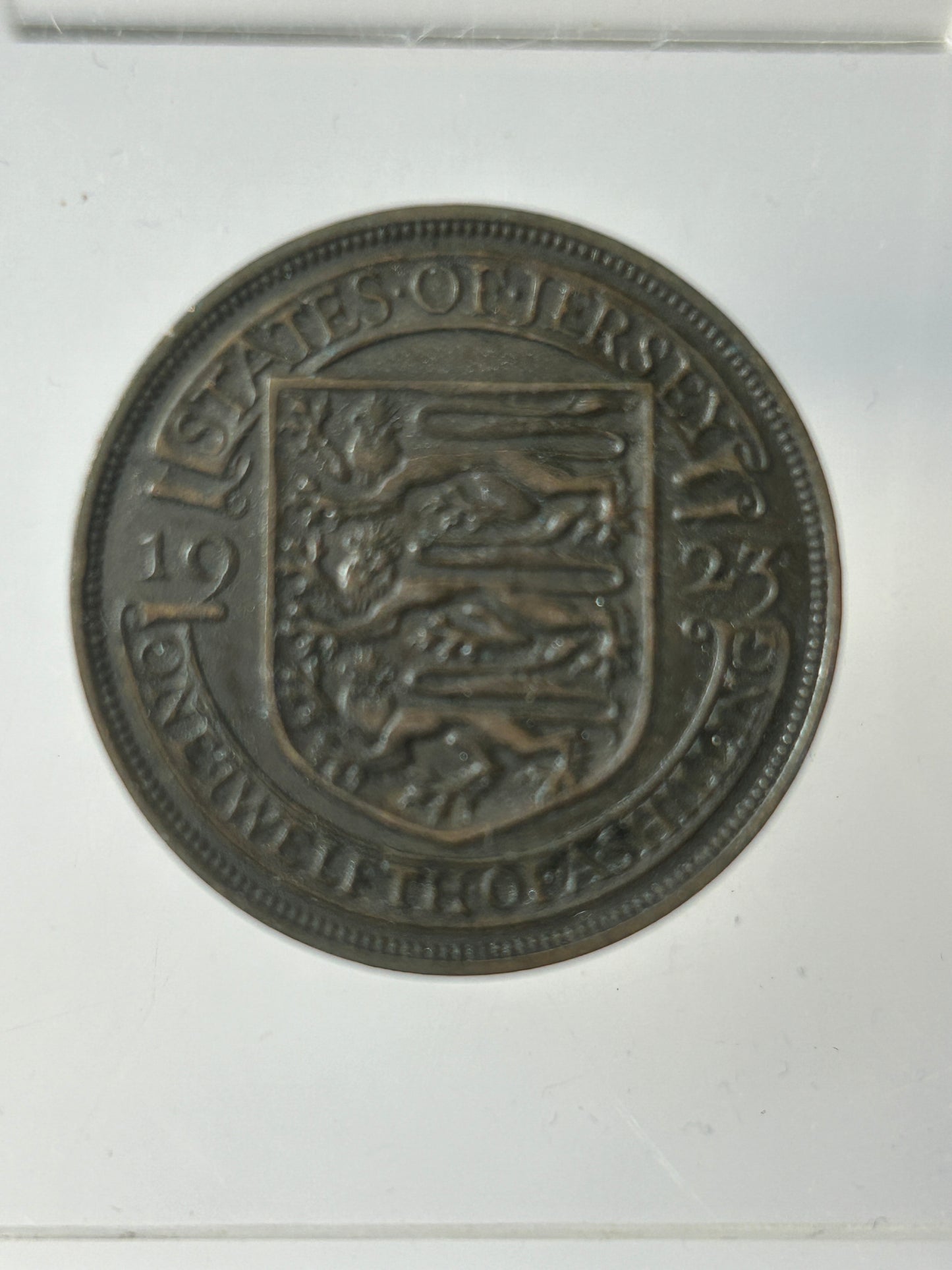 1923 JERSEY SHILLING 1/12th