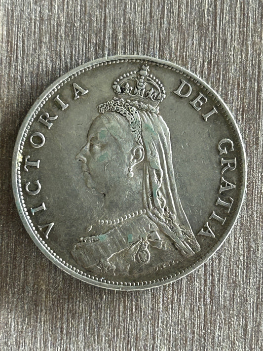 1887 Queen Victoria Jubilee Bust Florin
