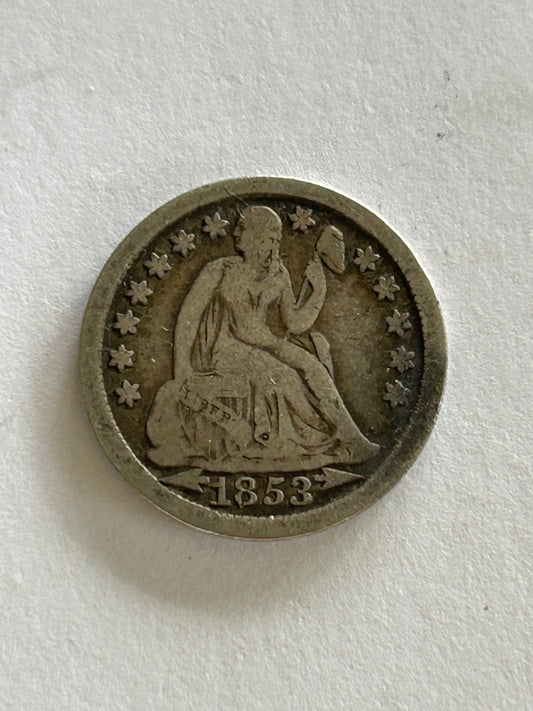 1853 USA One Dime