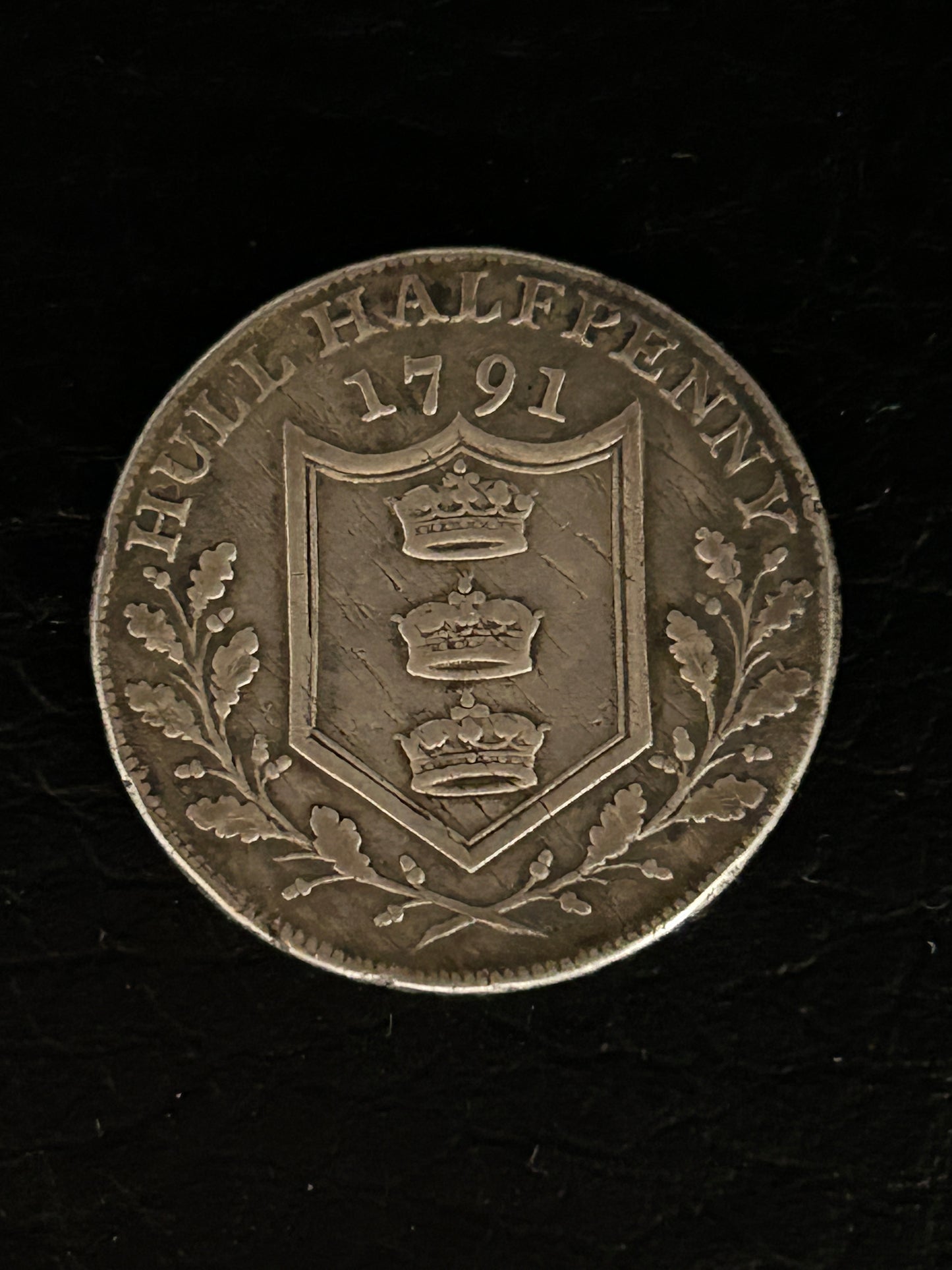 1791 Jonathan Gaston Token Hull