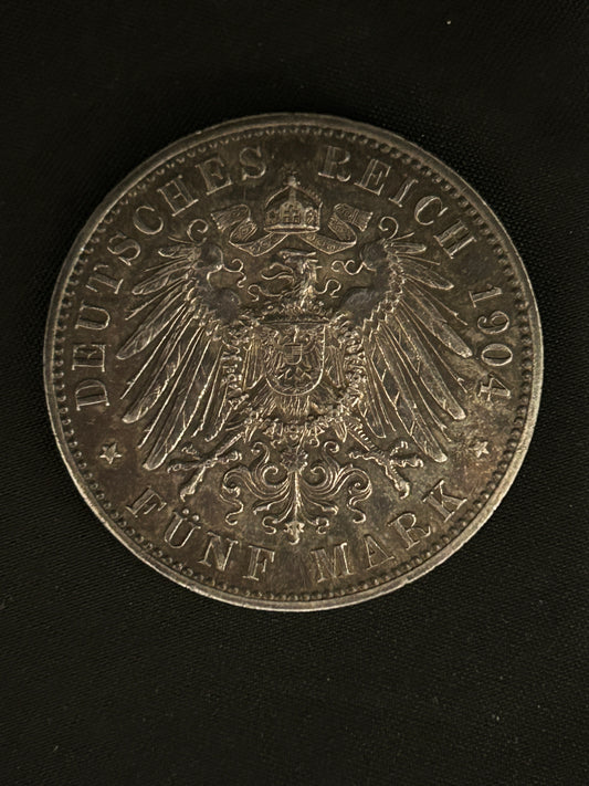 1904 Prussia 5 Mark